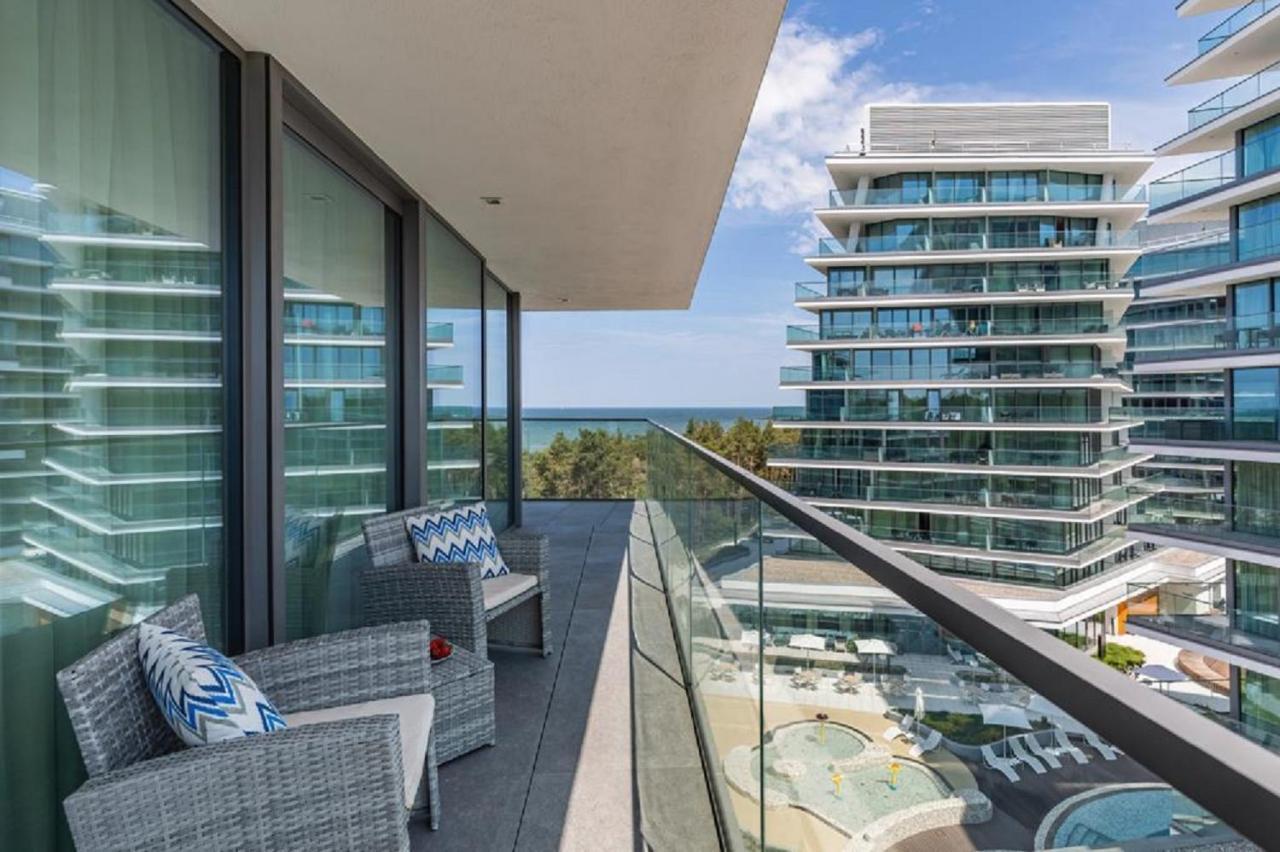 מידזיזדרויה Cristallo Apartament Luxury Resort & Spa - Sea View By Renters Prestige מראה חיצוני תמונה